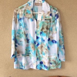 Chicos Zip Jacket size 3 NWT